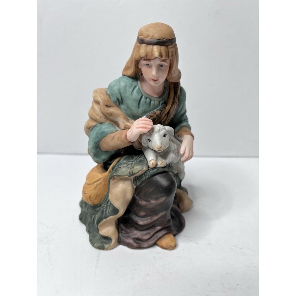 Kirkland Signature Nativity Replacement Wise Man With Lamb Figurine 75177